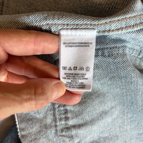 Free People Dillon Denim Jacket Size Medium - Picture 7 of 9